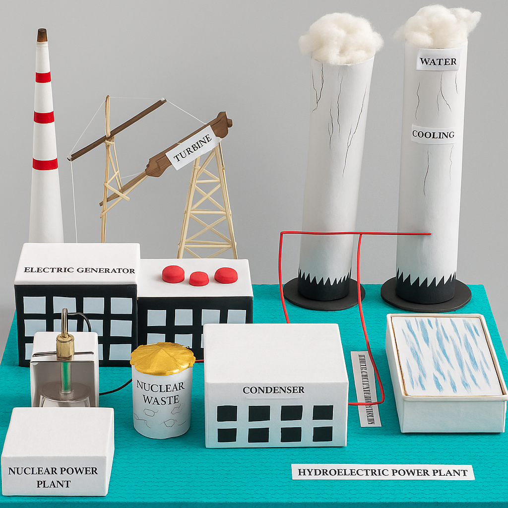 nuclear power plant model 1