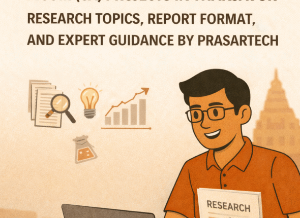 MCom (CA) Projects in Thanjavur – Research Topics, Report Format, and Expert Guidance by Prasartech